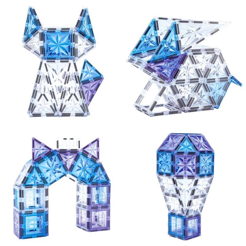 Limited Edition | Baby Ya B.B Mag | Winter Collection Magnetic Tiles 100 Pieces