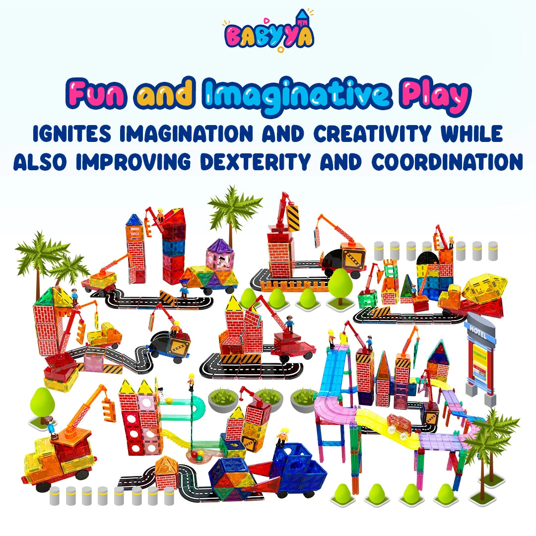 BaByYa B.B.Mag | Mag-The-Builder 42 Pcs with Stickers