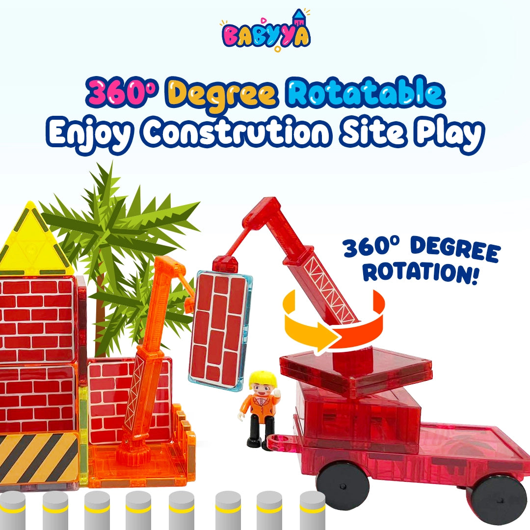 BaByYa B.B.Mag | Mag-The-Builder 42 Pcs with Stickers