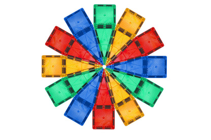 BabyYa B.B Mag | Mini Magnetic Tiles 32 pcs - Travel Friendly & Screen-free Toy