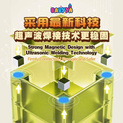 BabyYa B.B Mag 3D Cubiz [Magnetic Cubes] 48 pcs