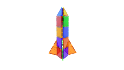 BabyYa B.B Mag | Mini Magnetic Tiles 32 pcs - Travel Friendly & Screen-free Toy